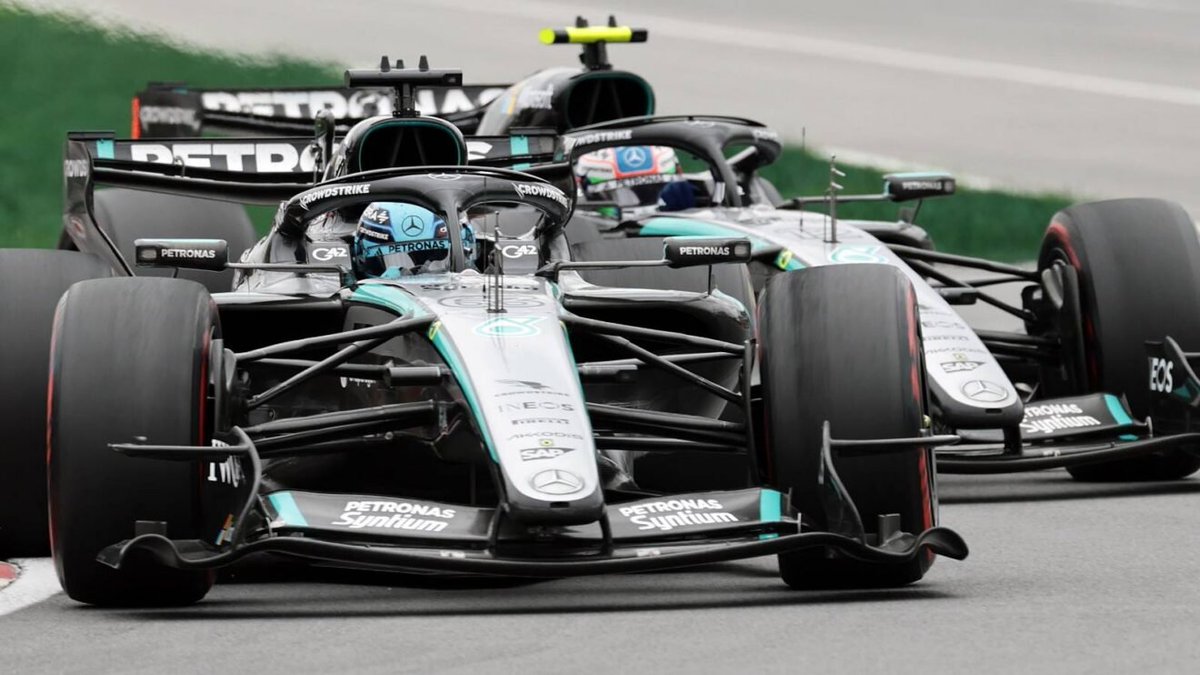 F1BigData's tweet photo. Mercedes is the only team on the grid with a median pit stop time of less than 2.50 seconds
They are the fastest team on the track and they are also the fastest in the pits https://t.co/yJKJJ0kRQR