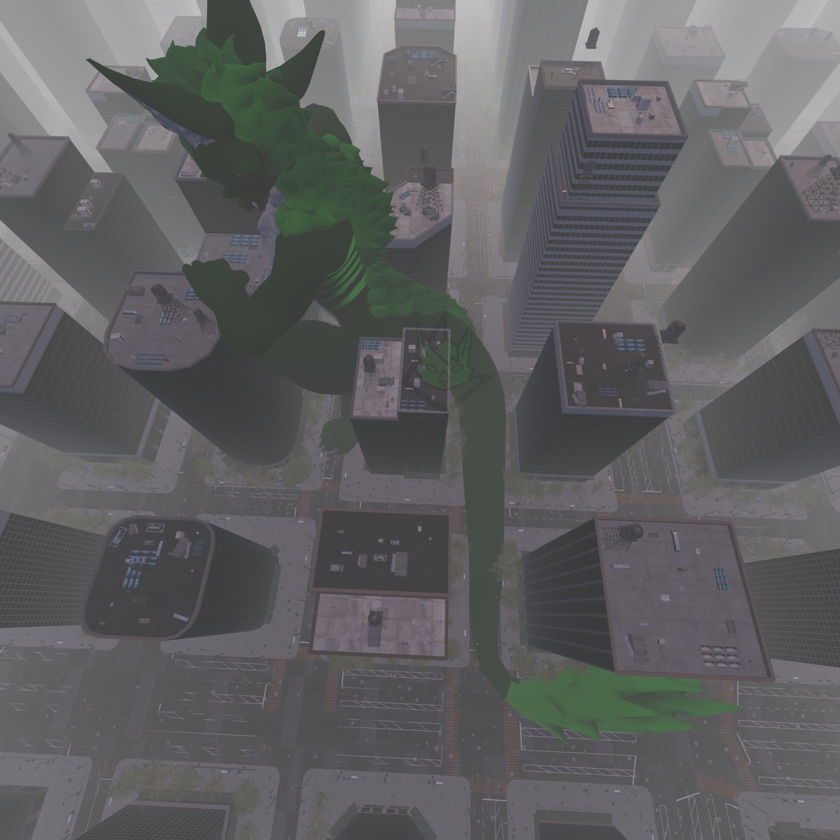 GuntherPlays's tweet photo. Little Guy thought he could Hide on the Rooftops. 
I dont care how much of the Roads, I'll block I'll grow until I see you from anywhere :3

#Macrofurry #Macro #Furry #Sizetwitter #growth #Alphazear https://t.co/1YBKiBArIA