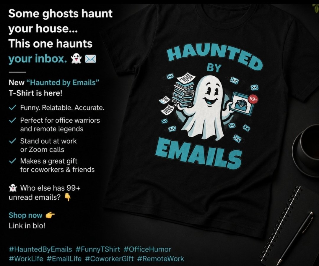 MishalDsouza2's tweet photo. π» Your inbox has 99+ unread emails...
At this point, you're not busy...
You're Haunted by Emails. π§π
Tag the coworker...
https://t.co/QfBD3GhaP5
#OfficeHumor #WorkHumor #FunnyTShirt #EmailLife #RemoteWork #CorporateLife #CoworkerGift #GraphicTee #WorkMemes #GiftIdeas https://t.co/8CWkpn5Ztj