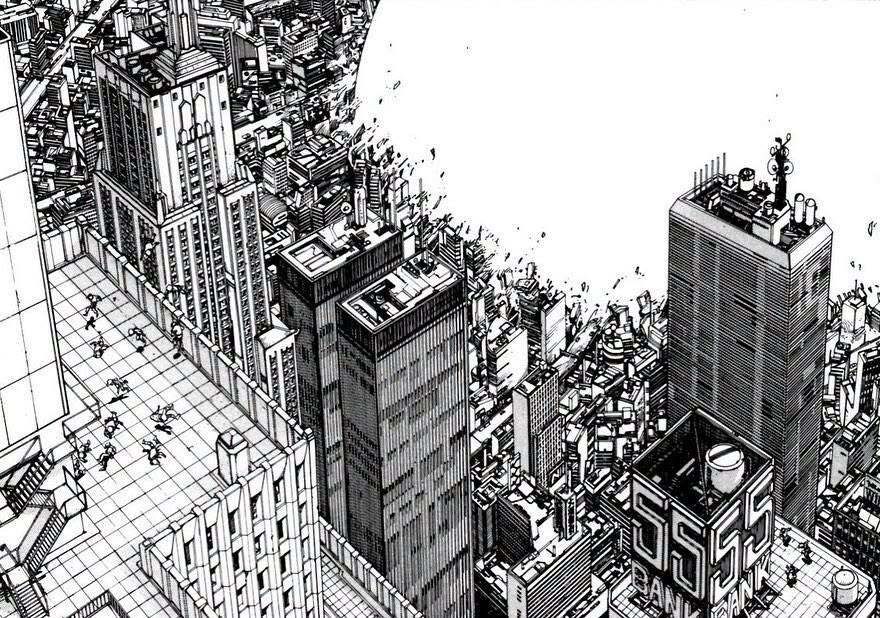 finalformlab's tweet photo. It is mind-blowing to think every single skyscraper in this massive cityscape was meticulously hand-drawn without any digital shortcuts https://t.co/6k9bdcpv56