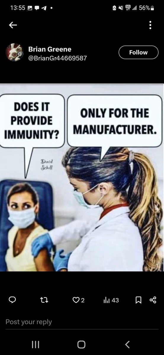 sacravitch's tweet photo. @toobaffled Why? Because the so called Covid vaccine/rushed experimental drug was useless dangerous garbage. It takes 10 to 15 years to develop a safe, proper and effective vaccine. Not a few months like they did. https://t.co/OMvXKU9ExX