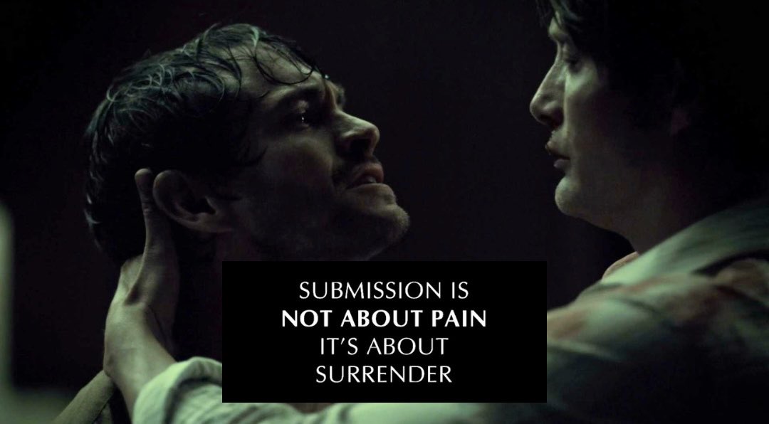 BiancoDell's tweet photo. “There’s a sort of strange surrender for Will at that moment. He allows the gutting. He almost feels as if he deserves it.” 

-Bryan Fuller https://t.co/Cd40swxlOW