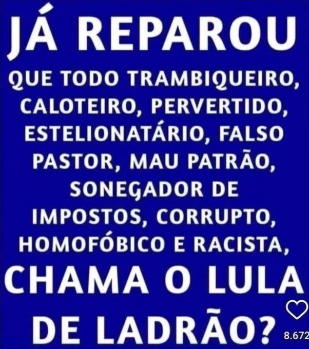 gis1104's tweet photo. @lazarorosa25 @VilaMadaloka Bolsonarista é igual intestino,quando não está c@gando tá preparando uma c@gada. https://t.co/YTA9MVVbKK