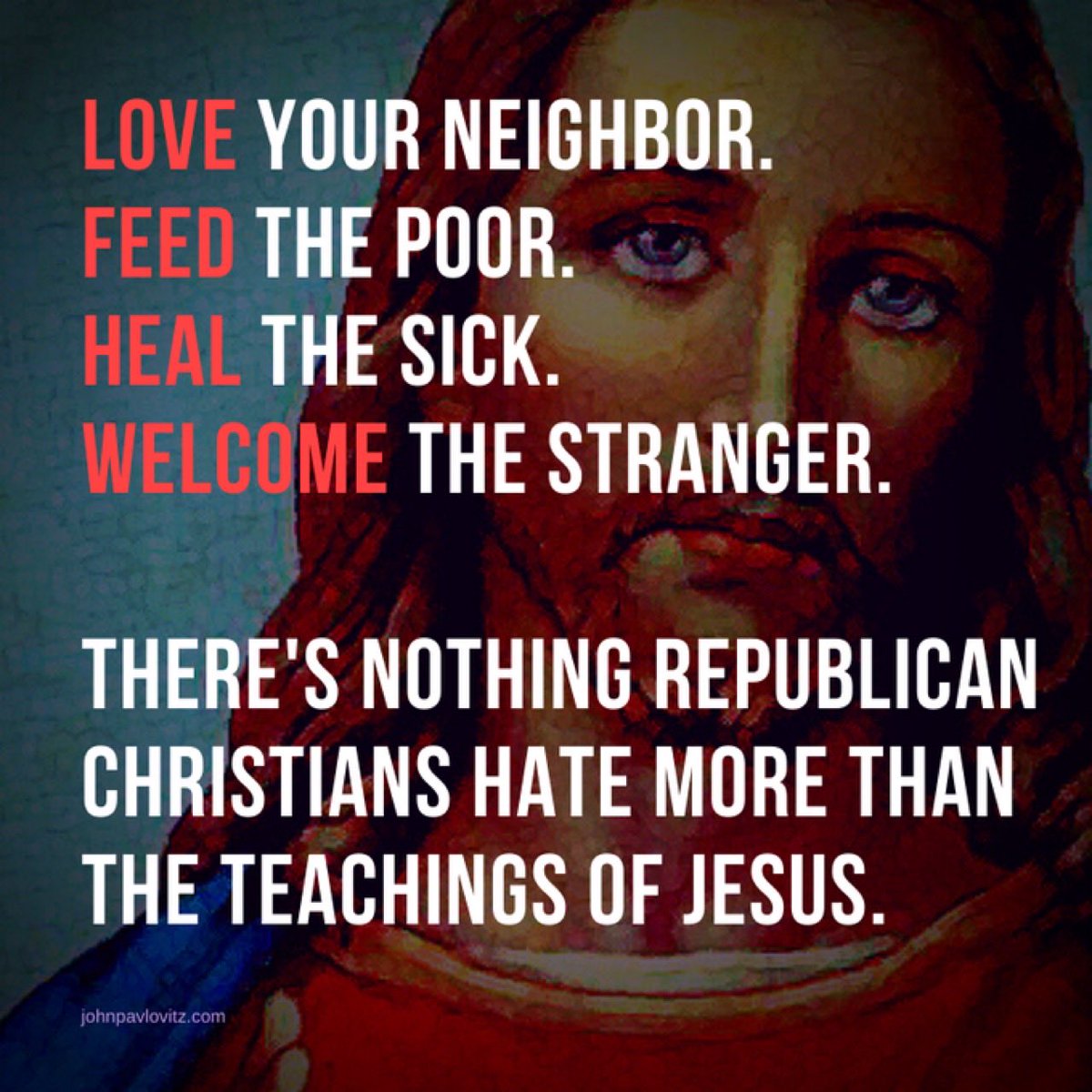 Catcher_Wombat's tweet photo. @freeSpeachMann @NEWSMAX Jesus still loves you. He’d also love for you to shut your lying mouth, as He hates your incessant sinning. Supporting the GOP is a sin. Supporting Paxton is a sin. Supporting Trump is a sin. 

Be better. https://t.co/p937K7q8t9