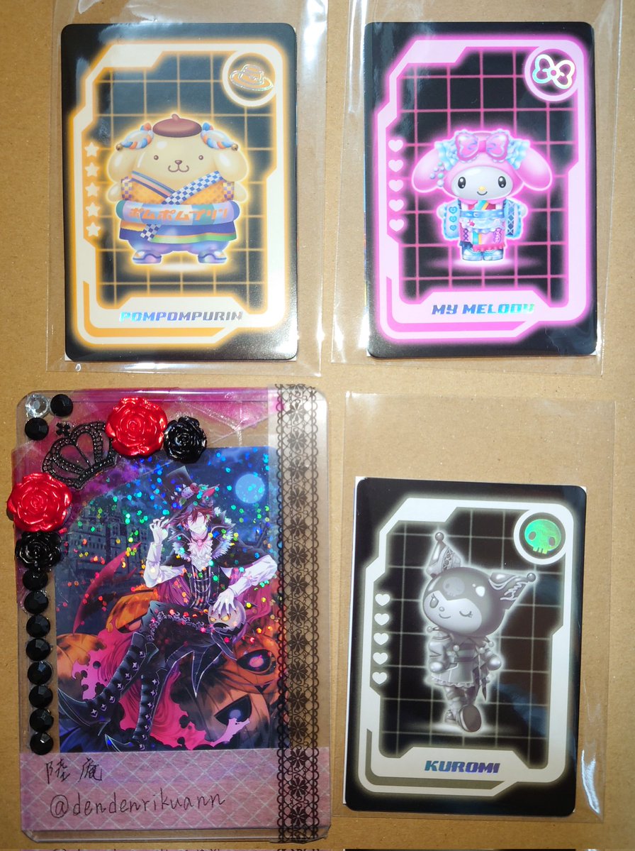dendenrikuann's tweet photo. 【交換】サンリオピューロランド ピューロ ネオナツマツリ Ⅲ コレクションカード
譲:ポムポムプリン、マイメロディ、シクレ(キティ・クロミY3K)
求:シナモロール シナモン>シナモン1点見つかり次第バッドばつ丸
ツリーとツイフィのお取引の箇所もご確認ください。都内手渡し、郵送応相談。→ https://t.co/aRfzqbyAyd