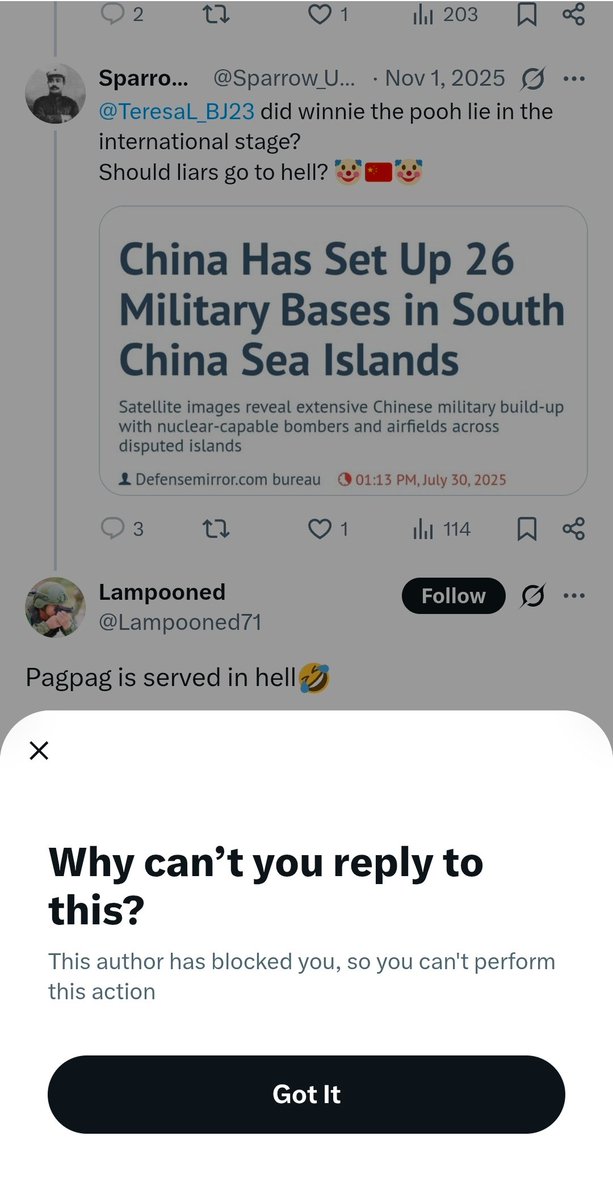 Sparrow_Unit95's tweet photo. @Lampooned71 Hahaha... https://t.co/1ah1vmAuAM