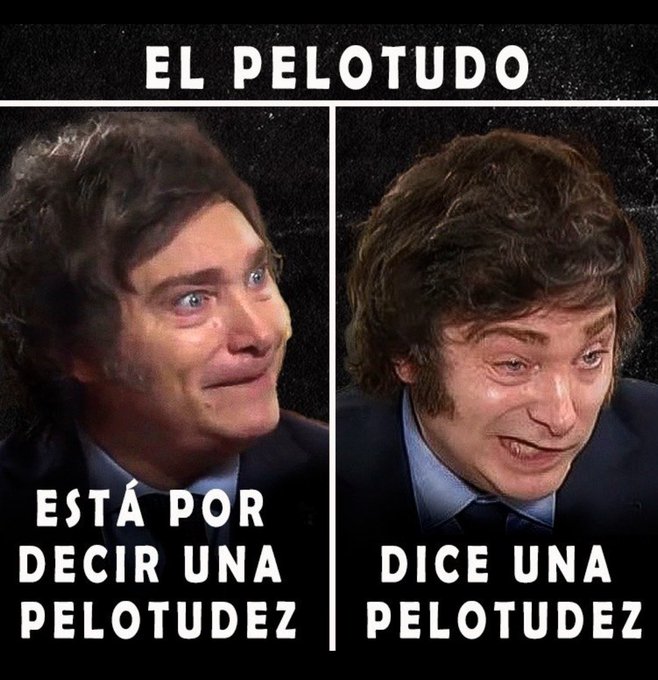 BlogHincha's tweet photo. . @JMilei NO PARA de DECIR #PELOTUDECES la GORDA #BURRA y #Delirante ESTA ES MUNDIAL! DECIR QUE la #Argentina NO PRODUCE #Alimentos? INSISTO QUE el #Javo del 8 DEBERÍA ESTAR #Internado en un #MANICOMIO PORQUE NO ESTÁ EN SUS #CABALES POBRE #Argentina CON ESTE #PresidenteDeMierda https://t.co/iaccvFlLBk