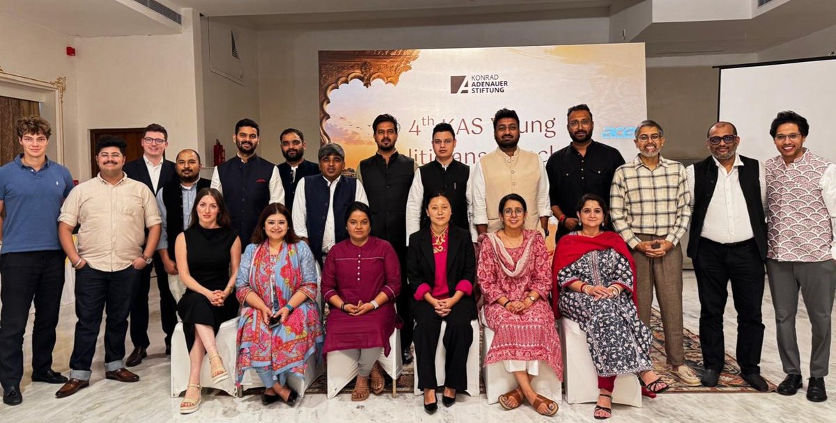 pandey_amrish's tweet photo. An incredibly enlightening first day at the 4th KASYP Young Leaders Conclave 2026 in Udaipur, Rajasthan, spent engaging with friends and alumni. Looking forward to the inspiring conversations and learning ahead! https://t.co/gyvsKi0ABR