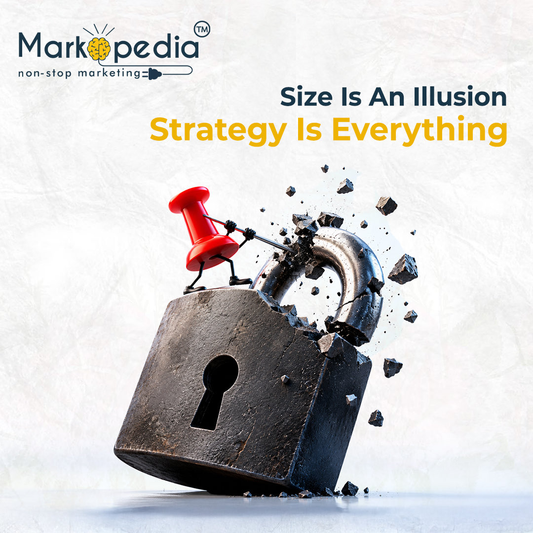 MarKopedia_Egy's tweet photo. Size is an illusion. Strategy is EVERYTHING.
You don't need the biggest budget or the
largest team to break through the noise , you
just need the right angle
Let’s grow non-stop!
https://t.co/SeM5P43bUb?
#DesignDoneRight
#MarKopedia
#nonstopmarketing https://t.co/4JcW4Fe1pr
