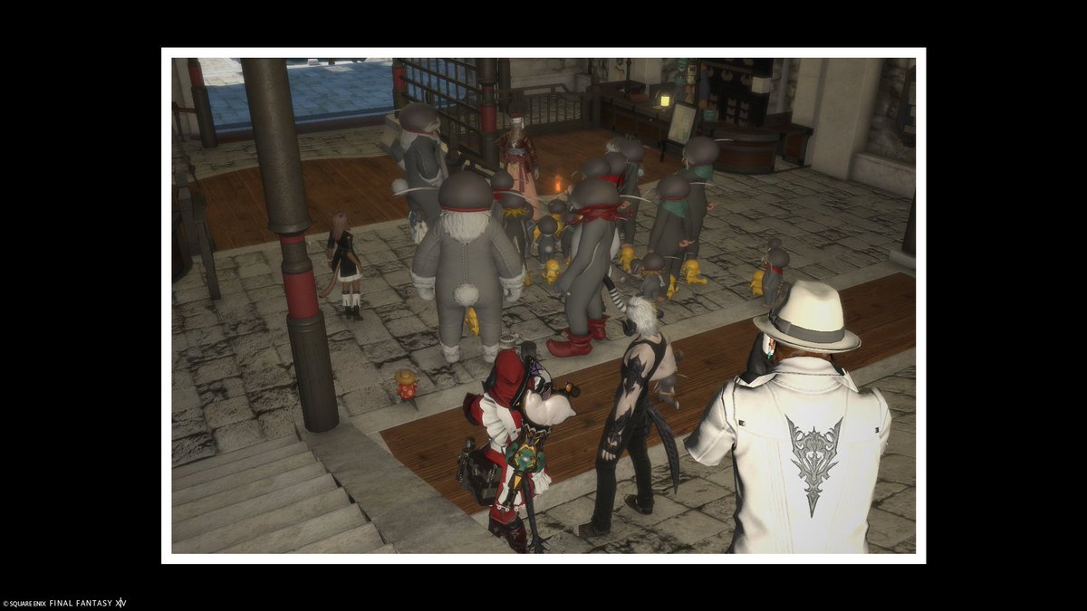 Novice_player99's tweet photo. クガネに向かうナマズオ達。　クガネに現れたナマズオ達。　海を泳ぐナマズオ達。　ギョシュ様を崇めるナマズオ達。　かわいいねぇ！ https://t.co/s30kmz1W5R