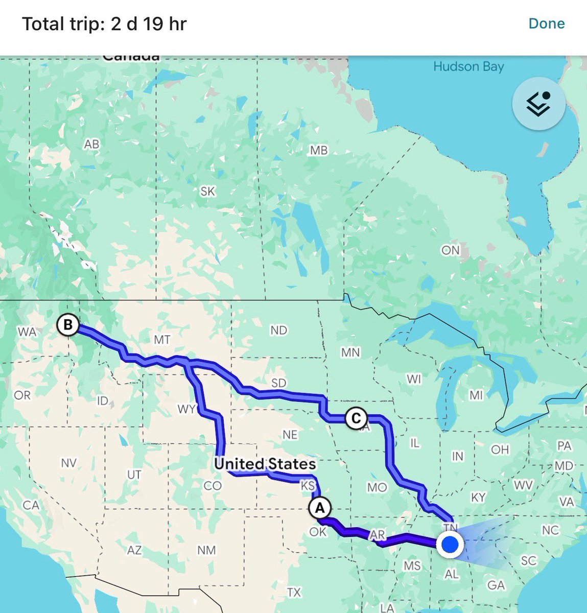 iamrodneysmith's tweet photo. Here’s my route for the current trip: Arkansas City, Kansas; Post Falls, Idaho; and Fort Dodge, Iowa. I’ll be visiting kids in each of these cities who have completed The 50 Yard Challenge and presenting them with their new equipment.

Later this month, I’ll also travel to New Hampshire and Florida to visit more kids who have finished the challenge. Even more kids are getting close, so I’m sure I’ll be heading back  out August / September .