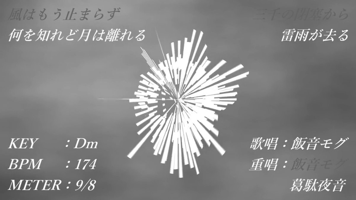 _kayui's tweet photo. 【音楽】
華やぎはいずれ決済される。

「活字に棲む者」第６曲目を制作中です。
#UTAU #飯音モグ #葛駄夜音 https://t.co/j4WgqQpyiA