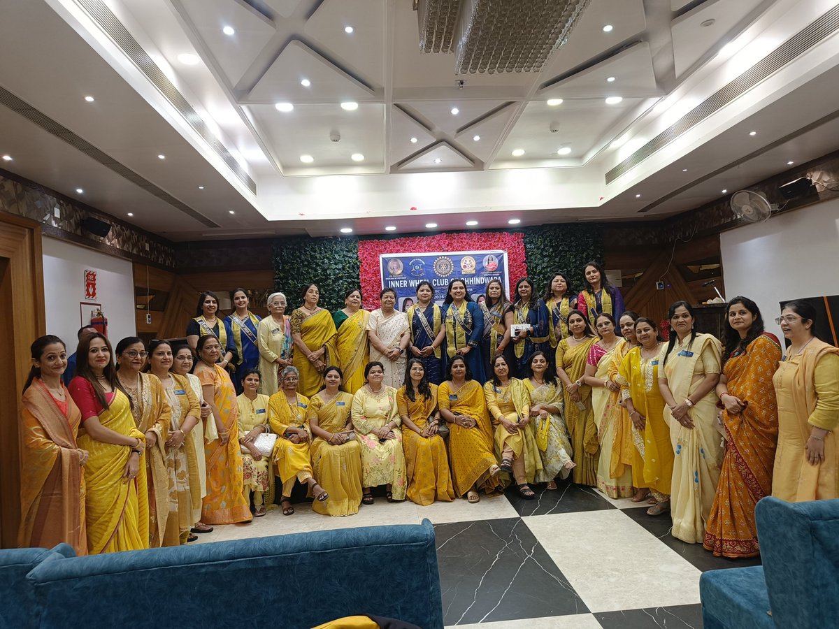 AnusuiyaUikey's tweet photo. आज Inner Wheel Club of Chhindwara की Installation Ceremony 2026-27 में मुख्य अतिथि के रूप में उपस्थित हुई।
नव अध्यक्ष मोनाली खंडेलवाल जी व सचिव खुशी अग्रवाल जी को बधाई।
सेवा ही धर्म है, सहयोग ही शक्ति है। 💐
#InnerWheel #Chhindwara https://t.co/VsuuHbELB2