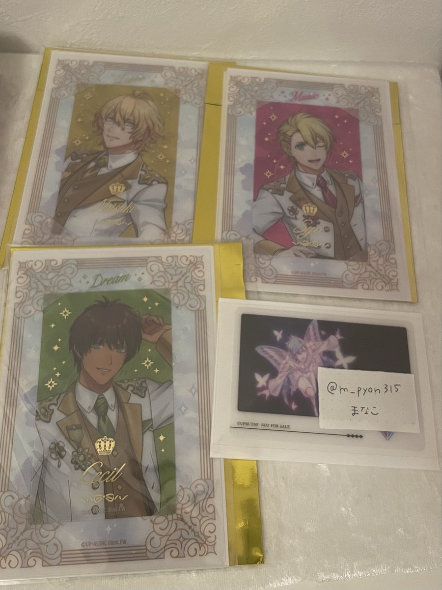 m_pyon315's tweet photo. うたの☆プリンスさまっ♪ うたプリ ALL STAR STAGE -Happy Celebration- ASSHC ASS シャイニング
ビジュカ　アクスタ

譲　音也、那月、トキヤ、翔、セシル
求　藍または定価＋送料

郵送希望です。
検索からもお気軽にお声掛けください＾＾ https://t.co/6ECxp7QXwu
