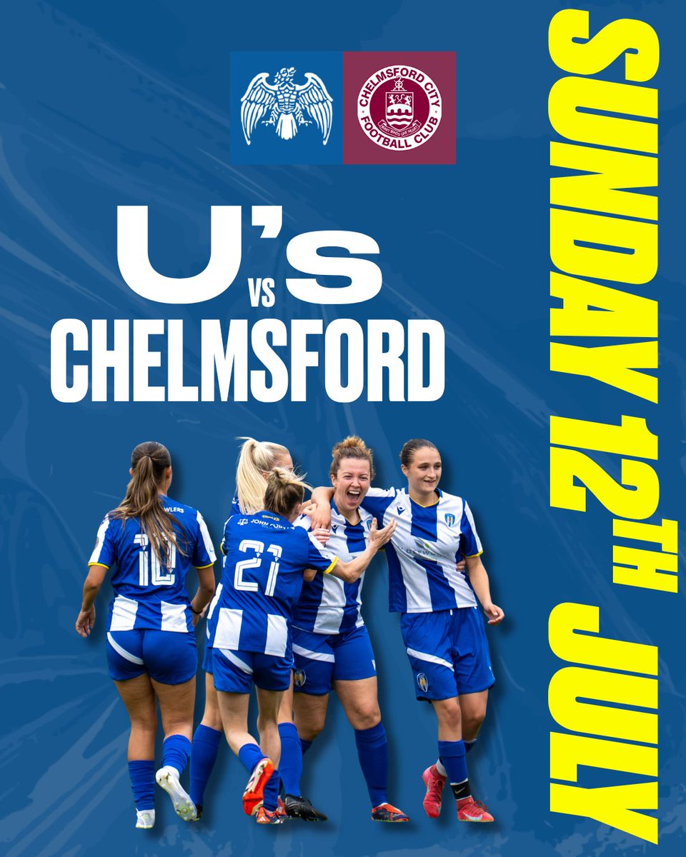 ColU_Women's tweet photo. Pre-season fixture โฝ๏ธ
We are hosting our first pre-season fixture against Chelmsford City Reserves.
Come and show your support for the Uโs!
๐ Shrub End Community Sports Centre
๐๏ธ Sunday 12th July
โฐ 2pm
WE ARE UNITED ๐๐ค
#cuwfc #cucf #colu #essex #womensfootball https://t.co/Ns4xxi25Lh