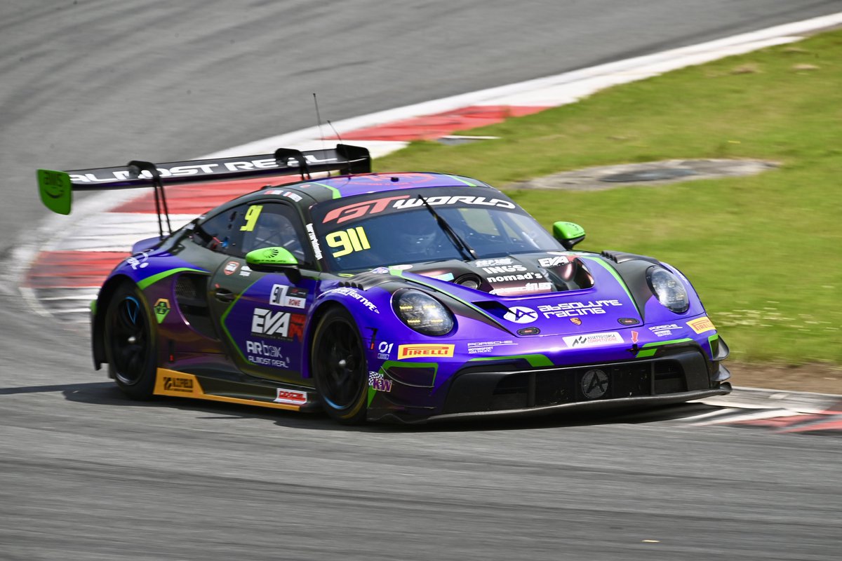 T_M_ROCK's tweet photo. 2026 7.11
GT World Challenge Asia Powered by AWS 

Absolute Racing × EVA Racing
911 GT3 R Evo
Evangelion Test Type-01 livery

#GTWorldAsia
#evaracing https://t.co/jzGuHtk10E