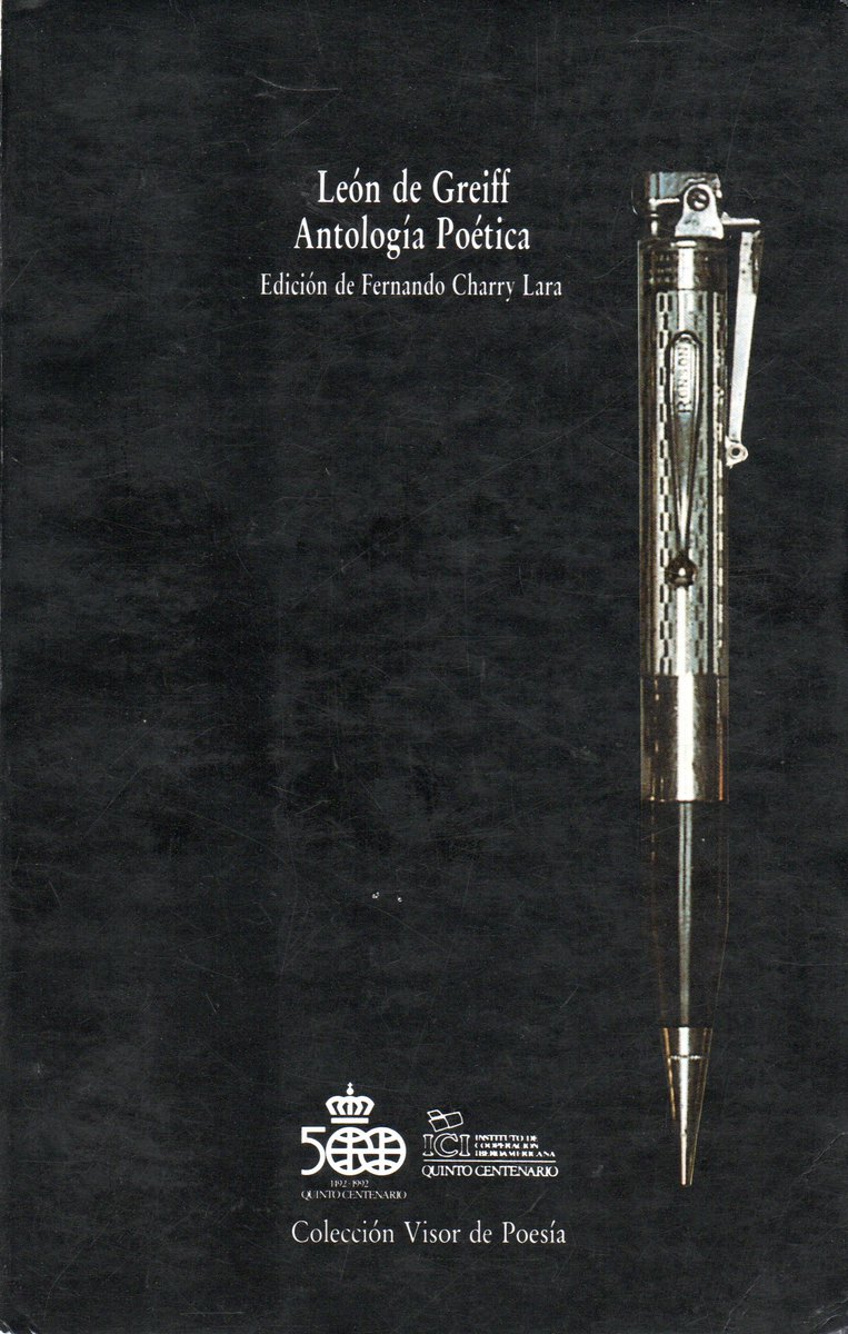OrlandoMejaRiv1's tweet photo. Estos tres libros son una buena introducción a la obra de León de Greiff: la Antología poética recopilada por Fernando Charry Lara (Visor), la Antología de Darío Jaramillo Agudelo (FCE) y Poemas para sus amigos (UPB); recopilado por Hjalmar de Greiff. https://t.co/9FWzHePNLj