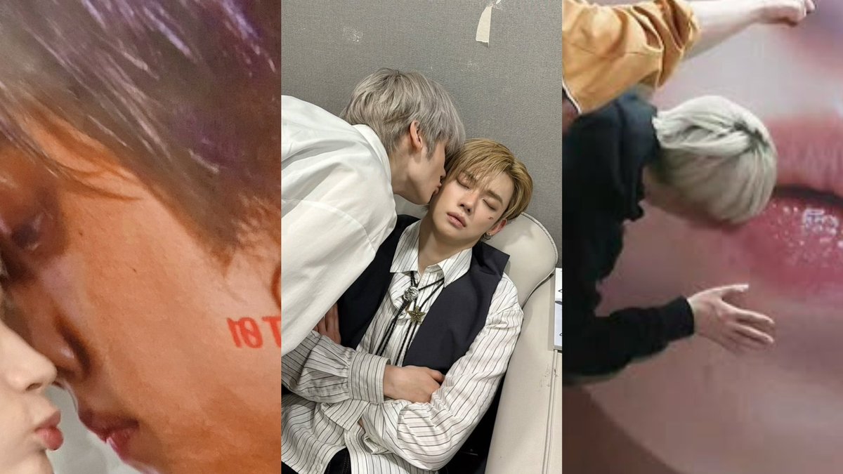 jooniesoob's tweet photo. huening kai espero do fundo do meu coração que vc consiga finalmente realizar seu sonho de beijar o yeonjun na boca e cumprir sua meta de vida de transformar todas essas fotos em realidade https://t.co/YoPxVxFWz5
