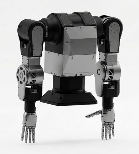 merthinrobotics's tweet photo. First render of our heavy duty humanoid torso and arm design. Decals next👀 https://t.co/38NWr9OTAz