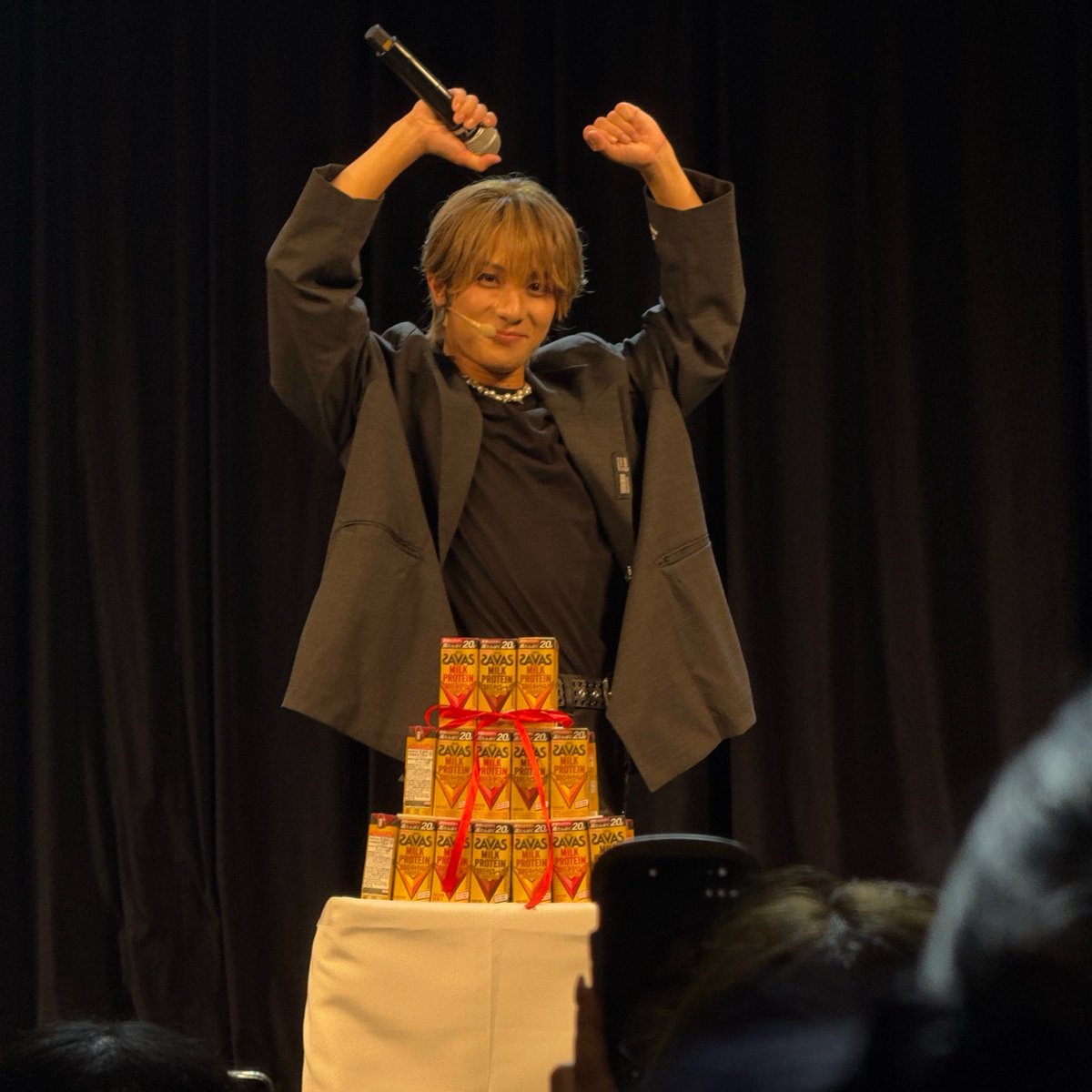 sechi___0709's tweet photo. 永田聖一朗くんのバーイベ撮可📸
そこまで近い席じゃなかったけどなかなか綺麗におさめられてて良かった！！！
ドデカミンに︎👍🏻するせーちゃん可愛くてお気に入りですෆ  ̫ ෆ https://t.co/NWVCsDHiqp