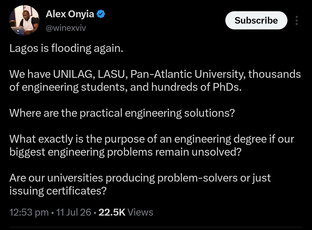 Unabombaar's tweet photo. Alex Onyia has decided to speak for the less privilege. I hope they appreciate his effort. https://t.co/czNXtbIxaq