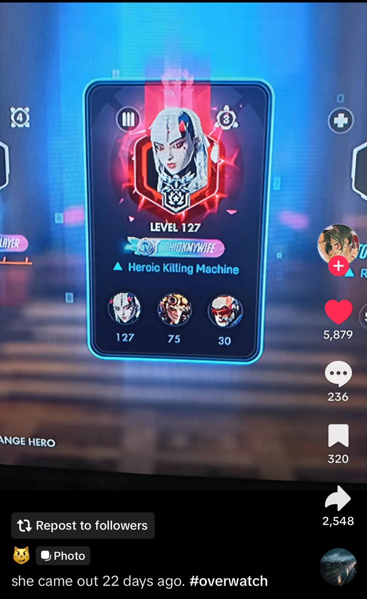 ShionUpdates's tweet photo. Level…WHAT NOW? ⁉️

A 127 level Shion has been spotted in game! 🏆 (Mind you she came out less than a month ago) 

(Full image credit goes to @/ssumiire on TikTok!) https://t.co/xhaTBHNfvH