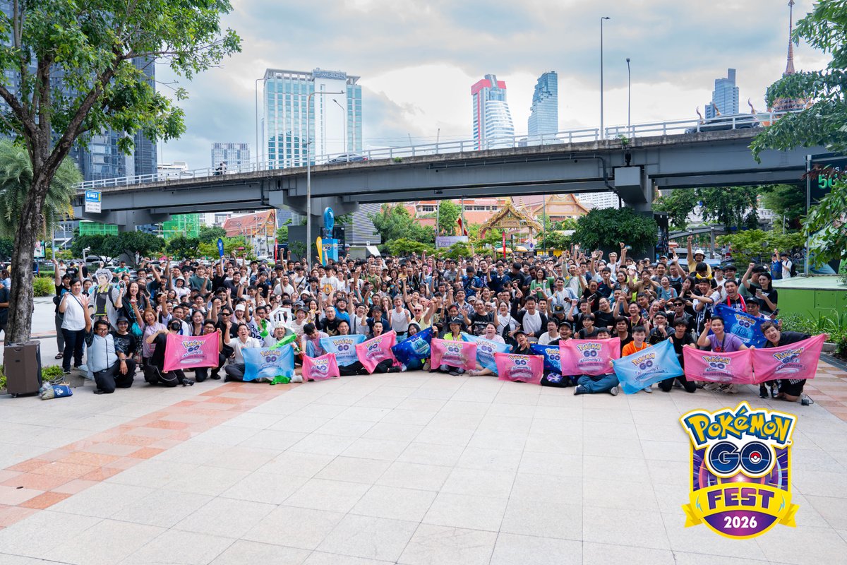 PokemonGOAppTH's tweet photo. วันนี้เป็นอย่างไรกันบ้าง? 👀
พรุ่งนี้เป็นวันสุดท้ายแล้ว อย่าพลาดโอกาสที่จะเข้าร่วมสนุกไปด้วยกัน!

📍 เทรนเนอร์ที่อยู่ในประเทศไทย
กิจกรรมภายในงานที่ จามจุรีสแควร์ ยังเปิดให้ร่วมสนุก มาพบกันได้เลย!

#PokémonGO https://t.co/VQF9KeeL3G