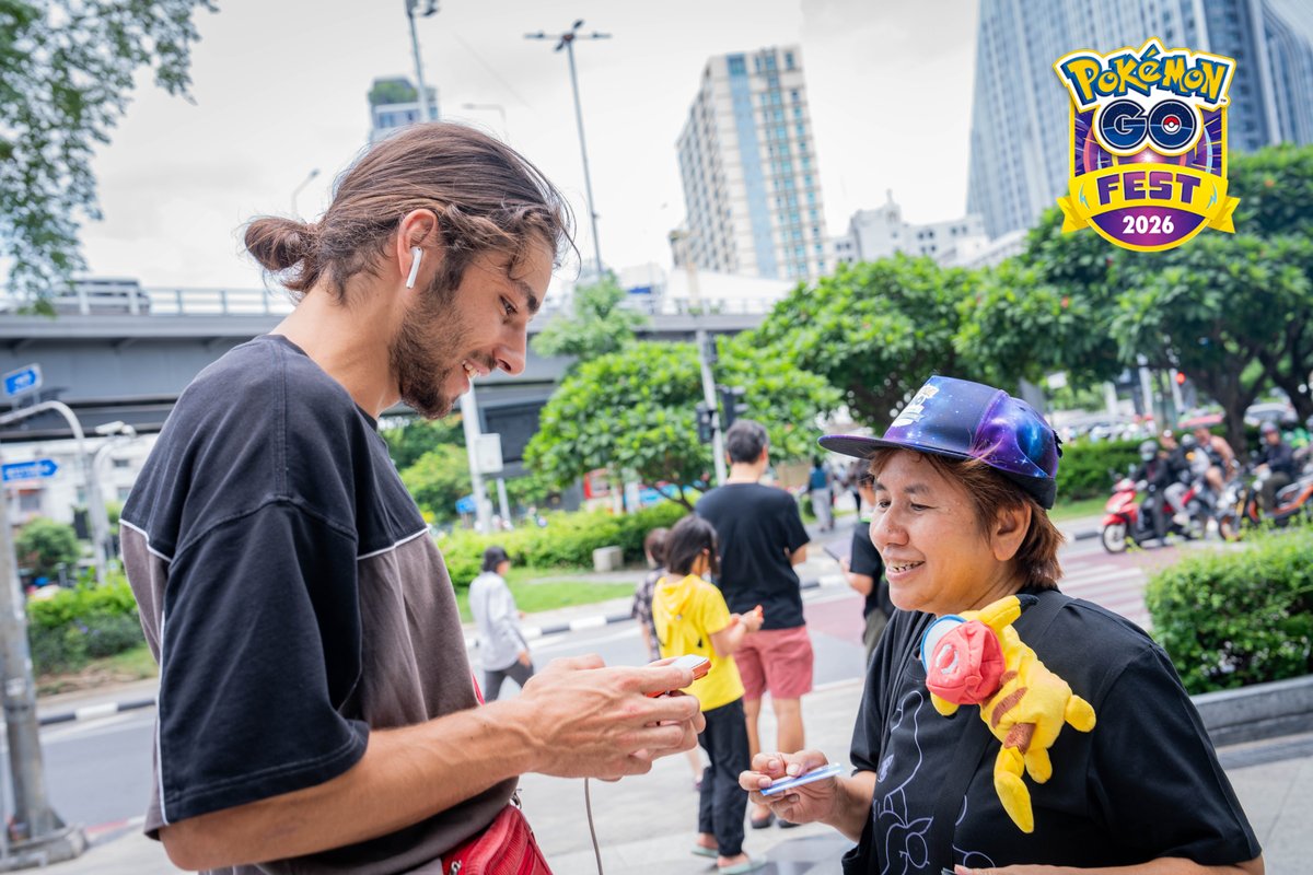 PokemonGOAppTH's tweet photo. วันนี้เป็นอย่างไรกันบ้าง? 👀
พรุ่งนี้เป็นวันสุดท้ายแล้ว อย่าพลาดโอกาสที่จะเข้าร่วมสนุกไปด้วยกัน!

📍 เทรนเนอร์ที่อยู่ในประเทศไทย
กิจกรรมภายในงานที่ จามจุรีสแควร์ ยังเปิดให้ร่วมสนุก มาพบกันได้เลย!

#PokémonGO https://t.co/VQF9KeeL3G