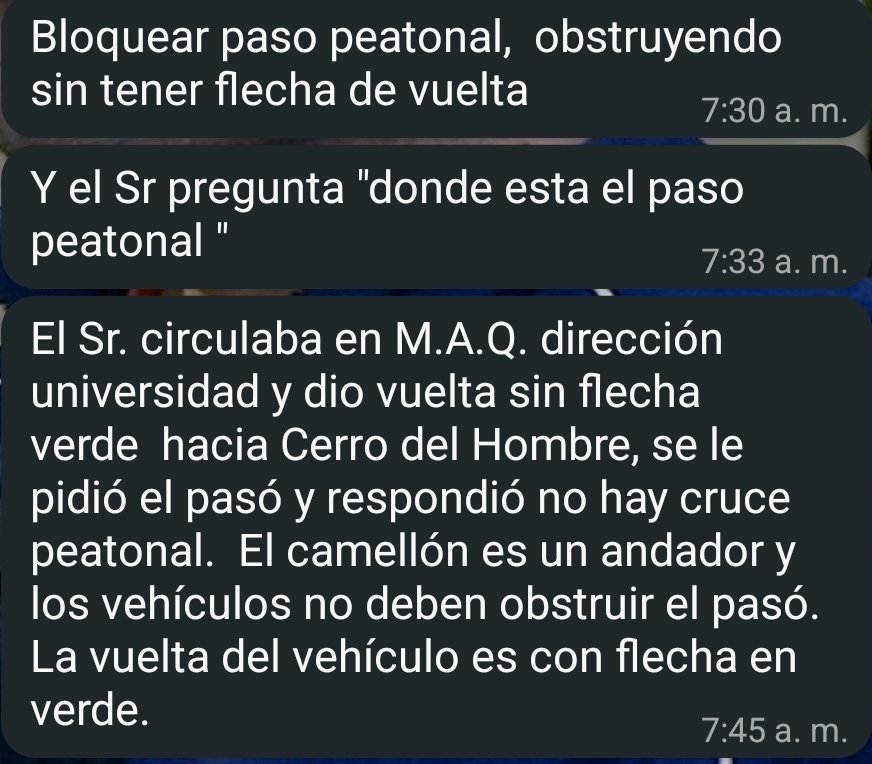 lexhare's tweet photo. @SSC_CDMX @UCS_GCDMX @C5_CDMX es asi como un oficial debe responder al peaton? Asi los educan para ir a cuidar las calles. Pido sanción para este señor que ni la educación primaria ha de tener. https://t.co/0QGilH9Td1 @UnoNoticias @El_Universal_Mx https://t.co/KfyKWfbUoe