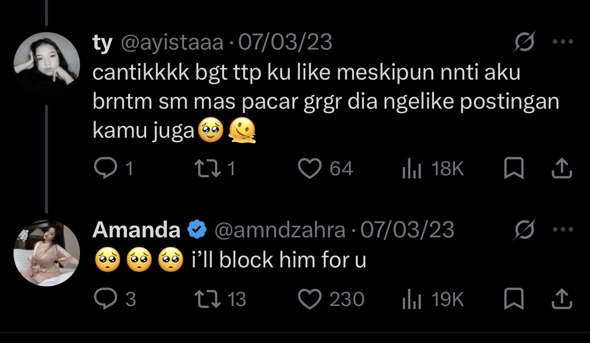naniacila's tweet photo. gaes padahal ya si mamah alias Amanda Zahra tuh dia beneran se girl’s girls ituuu, she’s just being alive and content with herself, daripada sibuk iri or insecure sama kecantikan mamah, mending rajin rajin ngerawat diri deh😩 https://t.co/QwBwmYUBEC