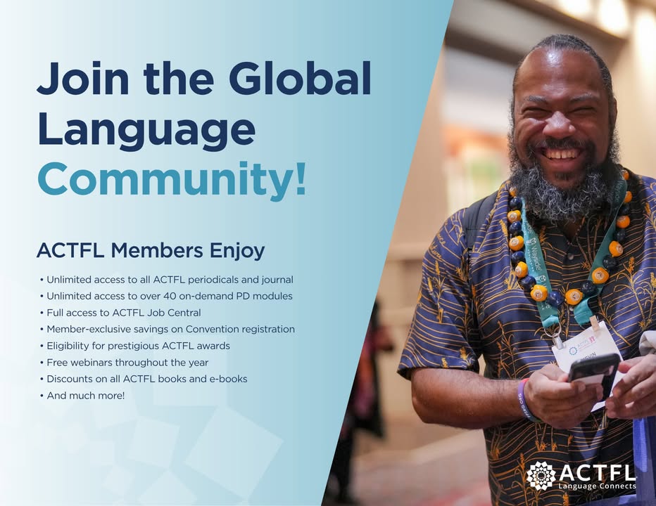 ACTFL tweet media