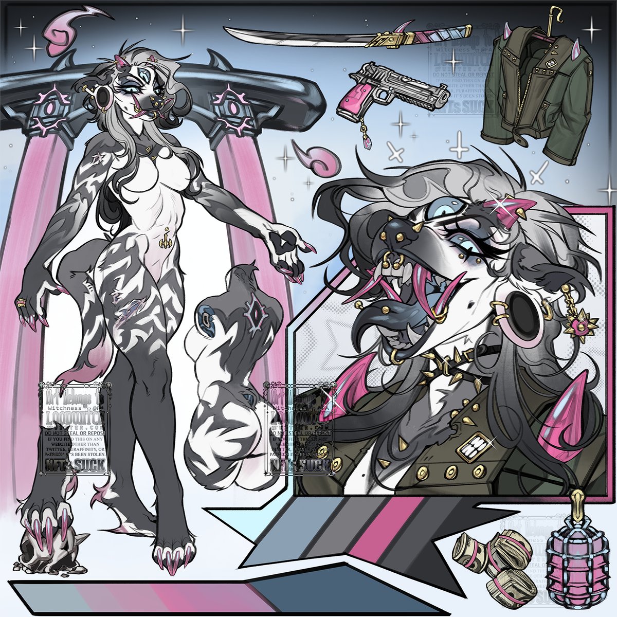 MagicMarrow's tweet photo. ☠️ ! ! HELLYENA ! !☠️
Tsukiyo is owned by the lovely @Sharkie_Bites https://t.co/4VeE8fjwcm