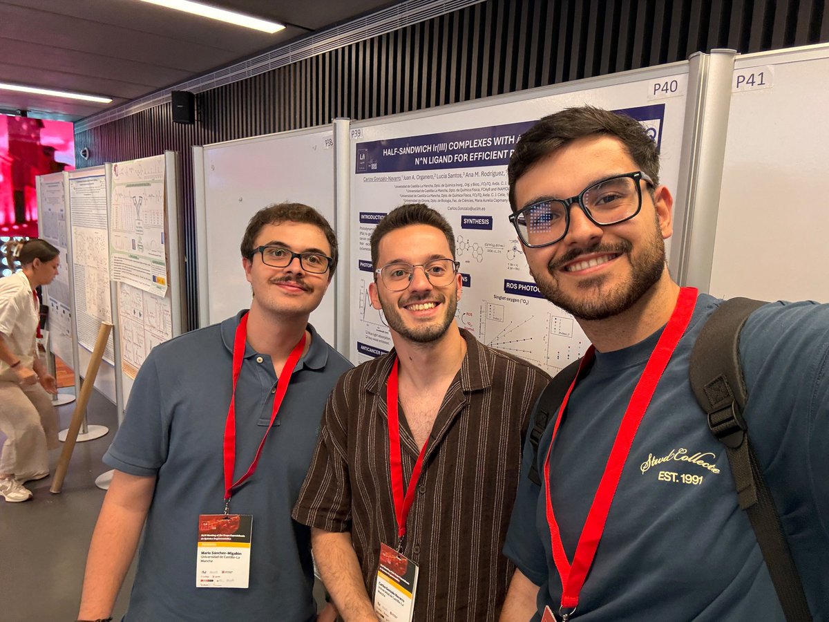 mariosalises's tweet photo. We're back home after some days of intense and great chemistry at @GEQOLogrono26. It's been great sharing and discussing a part of our work with the organometallic community. It's amazing to see the inspiring ideas everybody is working on! 

@geqo_rseq @FCTQ_uclm @UCLMdivulga https://t.co/kobe7504Yr