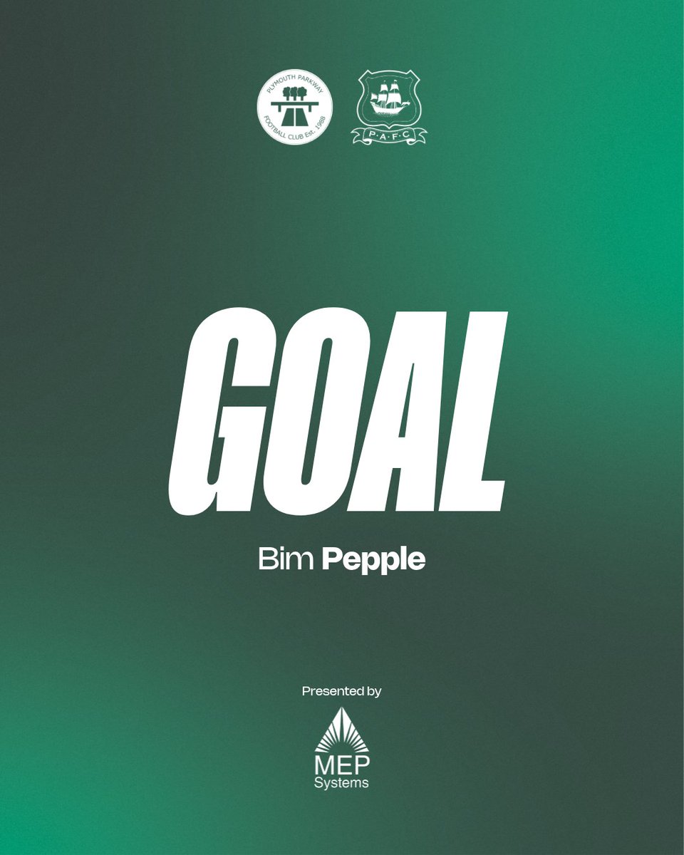 Argyle's tweet photo. Bim steals the ball from a loose pass at the back and curls his strike into the bottom corner, giving Argyle the lead 👊

🟡 0-1 🟢 (2) https://t.co/CyvLPwgTfF