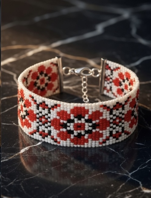StrayCat_25's tweet photo. 🧵6/8
Vyshyvanka-style bracelet by @StrayCat_25 https://t.co/zeI9CGgIBZ