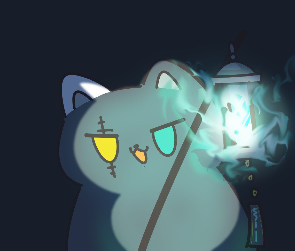 lyllucq_00's tweet photo. "Cat of the nether lamp" https://t.co/sANmYCWJwV