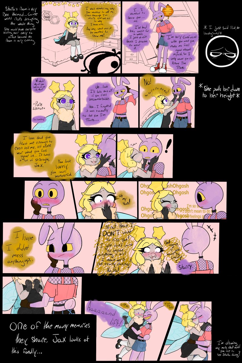 AbnormalDemi's tweet photo. Finished my comic!  #digitalart #digitaldrawing #digitalillustration #theamazingdigitalcircus #tadcjax #ocxcanon #ocxcc #transfemjax #jax #theamazingdigitalcircusjax #jaxfanart #thatstheshipname #thatstheirshipname #honeybuns https://t.co/veVZeewFmh