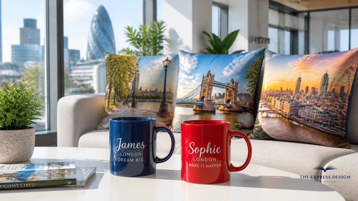 TheXpressdesign's tweet photo. Give your London office a summer refresh! ☀️ Breakout areas feel brand new with our custom photo cushions and branded mugs. Quality items crafted in London to boost team morale.
Shop here: https://t.co/NSn1WxeT0I
#OfficeRefresh #LondonBusiness #CustomMugs https://t.co/q9umRNk1zD