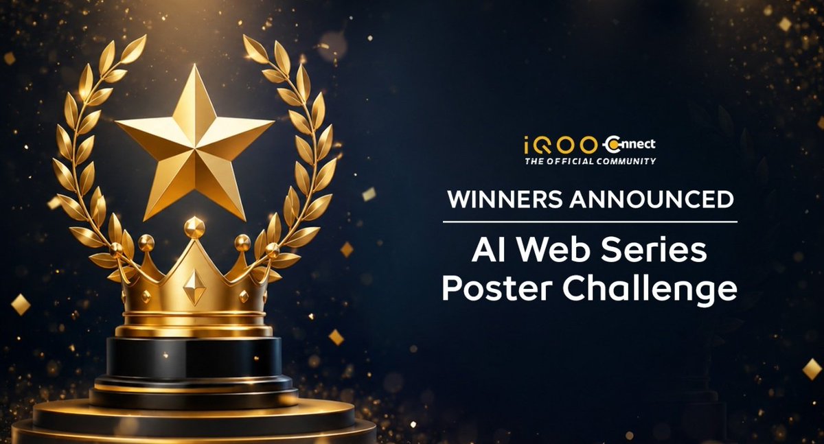 NexusGaminglea3's tweet photo. The results are in!
Congratulations to all the winners of the AI Web Series Poster Challenge. β¨
Check out the winners here π
https://t.co/e8pjaAtXCi
#iQOOConnect #AI #AIArt #Questers #iQOOCommunity https://t.co/5IZI07odD0