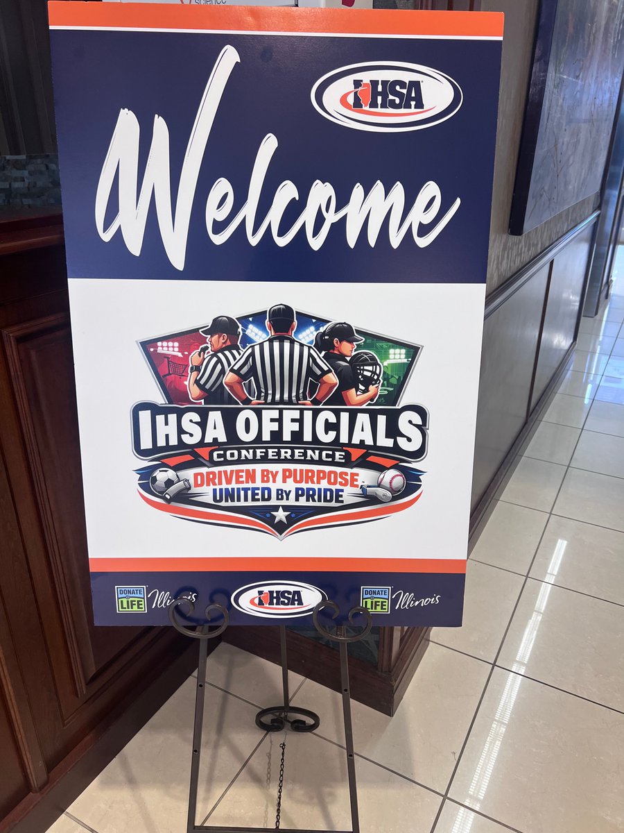 RefReps's tweet photo. We are at the @IHSA_IL Officials Conference! Come see if you can make the call with Caleb and Dr. Pillar.
If you're there, join them in Room 109 from 2:45-3:30!
#IHSA #Officiate #RefReps #YouMakeTheCall https://t.co/HgIXe2ciPL