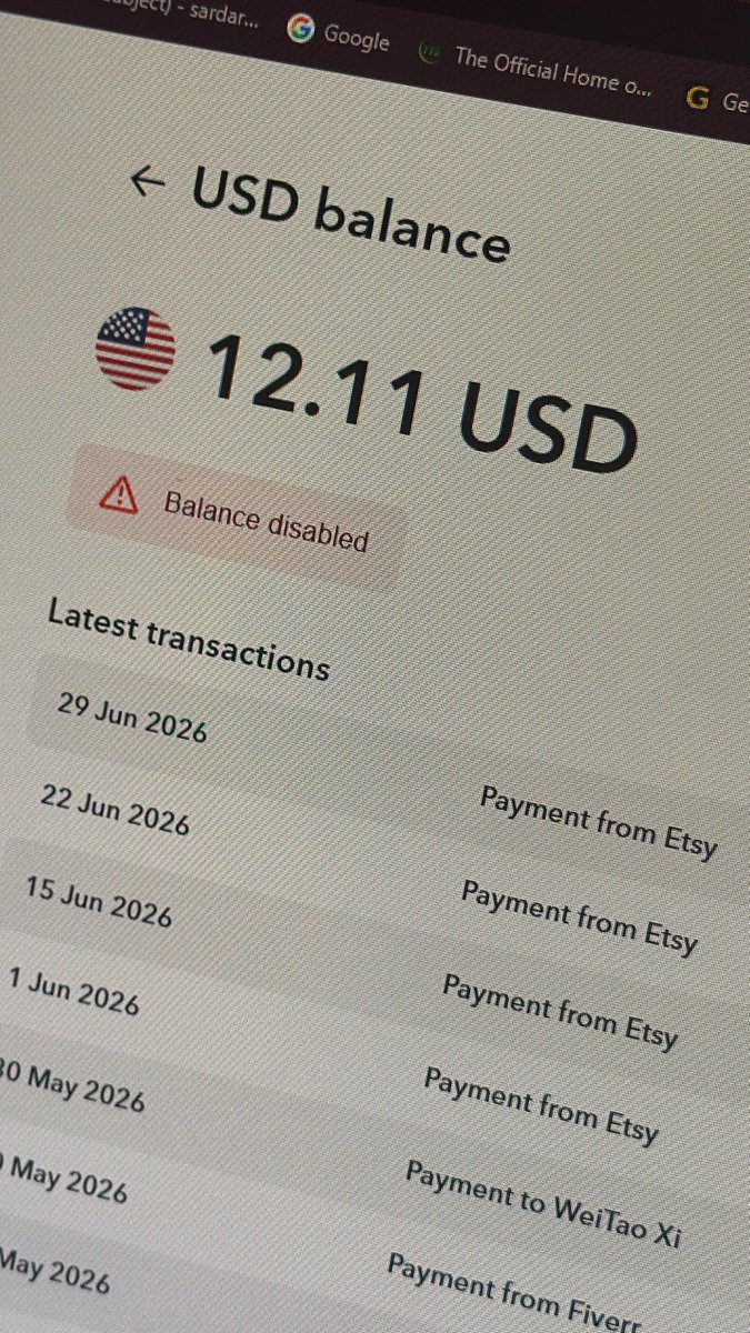 QADEERFAROOQ1's tweet photo. @Payoneer_Help @Payoneer My account has been disabled. Please help me get it re-enabled. I have already submitted all the required documents, but I haven’t been given any reason for the suspension.

 it has now been 25 days without any update. I also haven’t received a single email regarding the status. https://t.co/pqaRs3YvI3