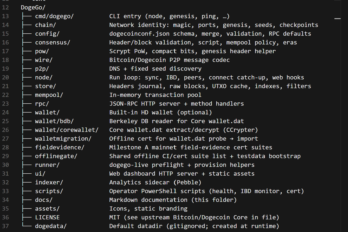 inevitable360's tweet photo. #DogeGo - Much Faster Full Dogecoin Node code structure https://t.co/4WRBkefWHQ