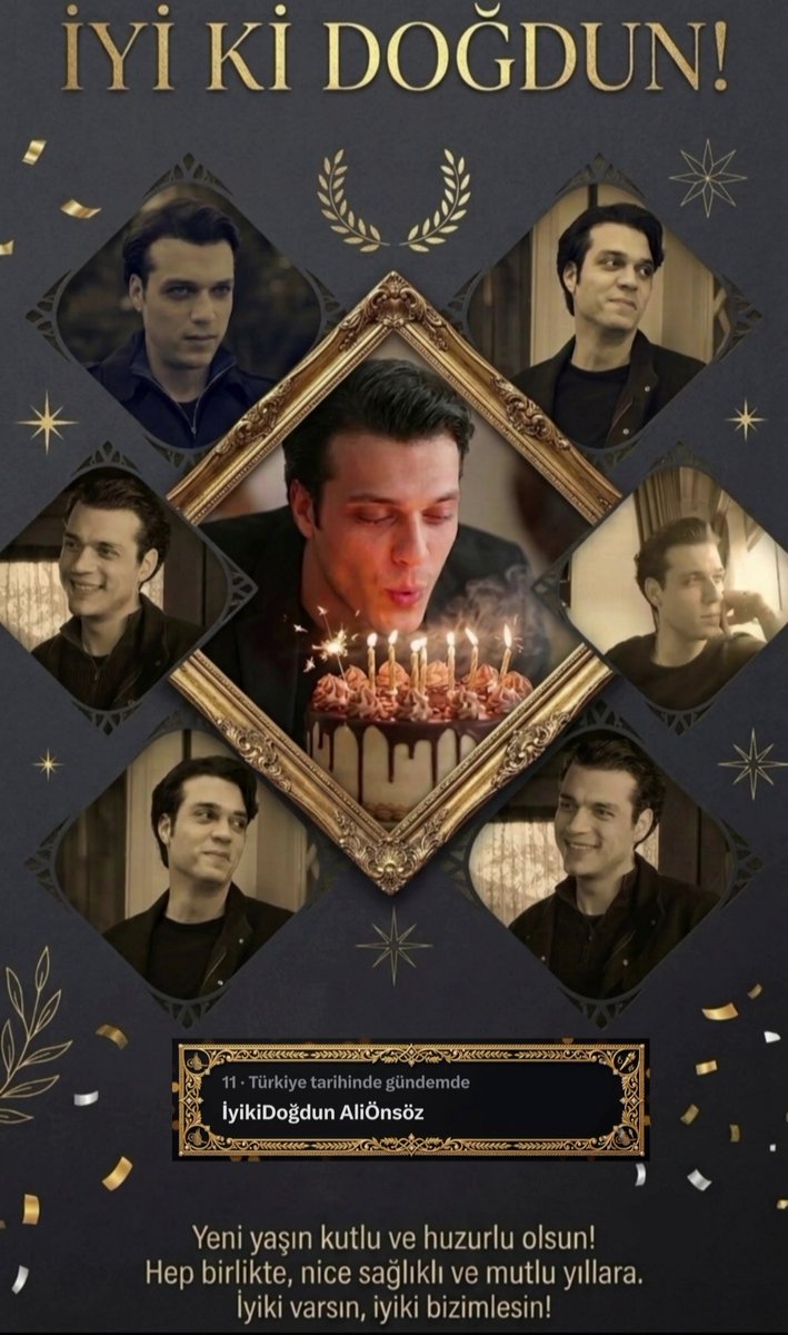 thecielor's tweet photo. İyikiDoğdun AliÖnsöz tagıyla gündemde 11. sırada yer aldık 

İyi ki doğdunnnn 🎉🎉🎉🎉 @theonsoz https://t.co/Dv4CL688uQ