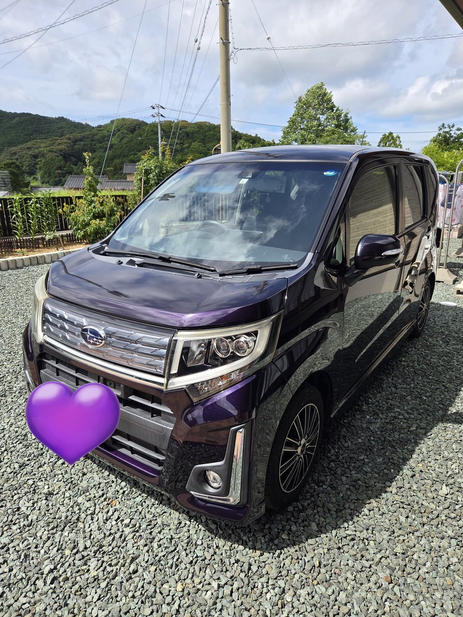 purple19cat's tweet photo. 来週、おチビを手放します👋💜
10年間、良き相棒でした！

#愛車
#車好きと繋がりたい
#車好き女子
#スバル乗りと繋がろう2026夏 https://t.co/xOao2MtbNn