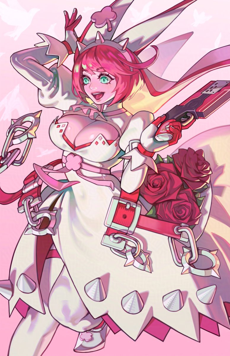 Rim_Jims's tweet photo. Elphelt Valentine (Xrd - Sign) - probably my fav outfit for her https://t.co/AgJoJbOu73