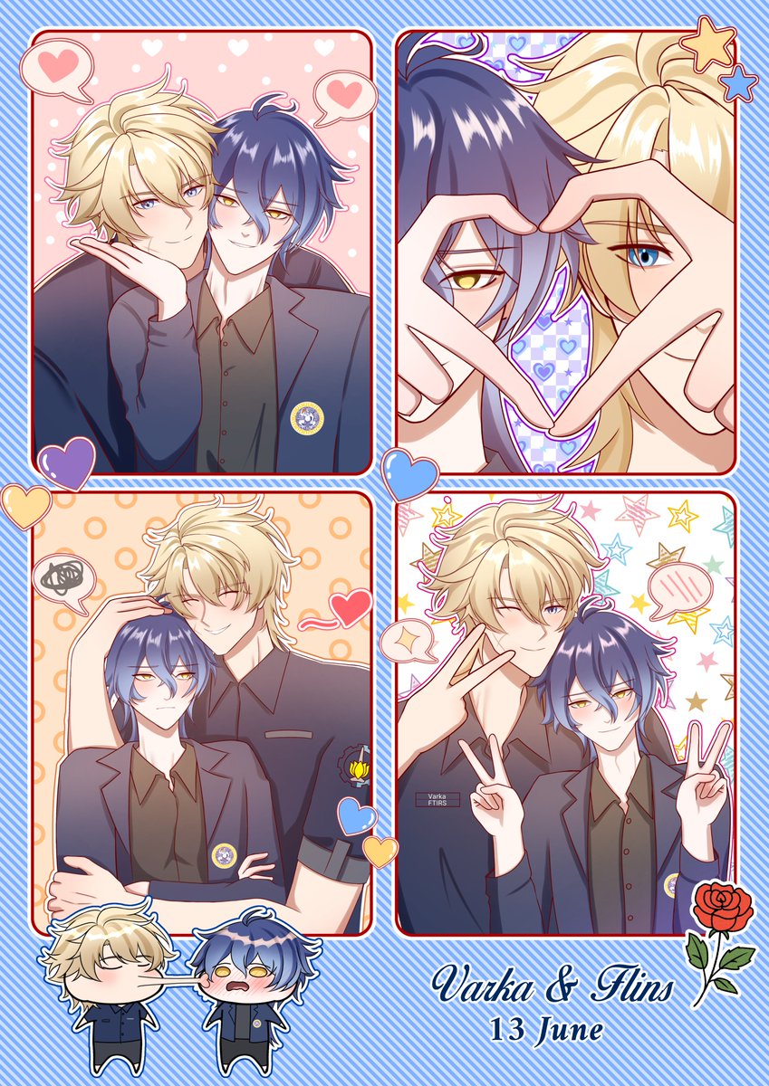 shizunaxa's tweet photo. #varflins foto di photobooth kampus B pas kak flins yudisium 💙💛

art by: Devill Crimson
a gift for: kak @beieiyo! 💙 aku tahu aku butchered banget budaya wisuda 2 kampus ini di BTS foto ini tapi yaudahlah ya, kak 😭😭 semoga kakak suka ya 💙💙 https://t.co/M9jAwsxe48