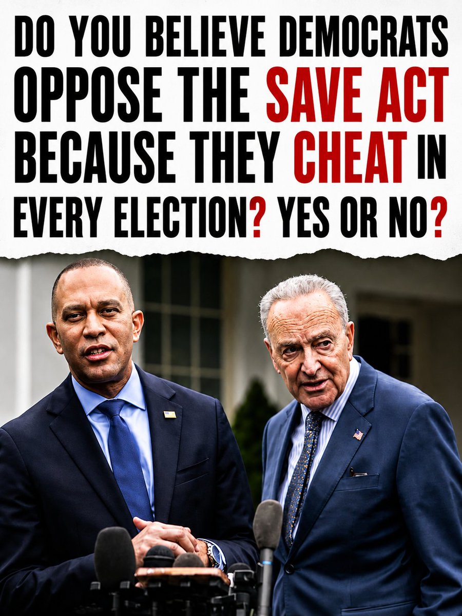 christywhy9's tweet photo. Only U.S. citizens should vote in our elections. Democrats are blocking the SAVE Act — why? Do you think it’s to protect cheating? 

YES or NO? https://t.co/fVmbxbtZsS
