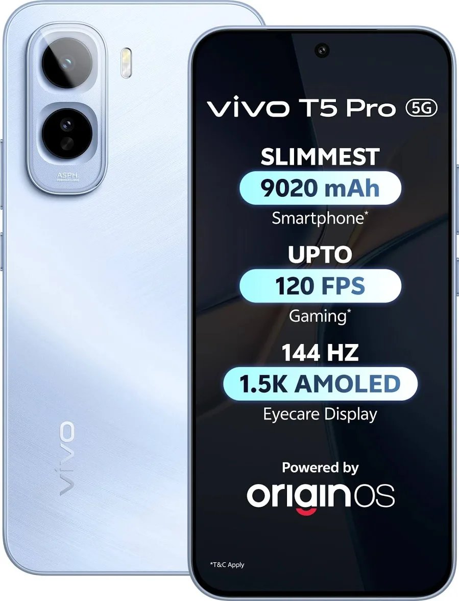 Superman18d's tweet photo. 📱 OnePlus Nord CE6 vs vivo T5 Pro 

📱 OnePlus Nord CE6

💰 Price
🔸 8GB + 128GB → ₹32,999
🔸 8GB + 256GB → ₹36,999

⚙️ Specifications
🔸 Snapdragon 7s Gen 4 (4nm)
🔸 6.78" 1.5K AMOLED Display
🔸 144Hz Refresh Rate
🔸 3600 nits Peak Brightness
🔸 1800 nits HBM Brightness
🔸 8GB LPDDR4X RAM
🔸 128GB/256GB UFS 3.1 Storage
🔸 50MP Main Camera + 2MP Depth Sensor
🔸 4K 30FPS Rear Video Recording
🔸 32MP Selfie Camera
🔸 4K 30FPS Front Video Recording
🔸 Stereo Speakers
🔸 IR Blaster
🔸 USB Type-C 2.0
🔸 Optical In-Display Fingerprint Scanner
🔸 8000mAh Battery
🔸 80W Fast Charging
🔸 27W Reverse Charging
🔸 IP68/IP69K Rating
🔸 OxygenOS 16 (Android 16)
🔸 2 Android Updates + 4 Years Security Updates

━━━━━━━━━━━━━━━

📱 vivo T5 Pro

💰 Prices
🔸 8GB + 128GB → ₹34,499
🔸 8GB + 256GB → ₹36,999
🔸 12GB + 256GB → ₹39,999

⚙️ Specifications
🔸 6.83" AMOLED Display
🔸 144Hz Refresh Rate
🔸 1.5K Resolution
🔸 5000 nits Peak Brightness
🔸 2000 nits HBM Brightness
🔸 Snapdragon 7s Gen 4
🔸 8GB/12GB LPDDR4X RAM
🔸 128GB/256GB UFS 3.1 Storage
🔸 50MP Main Camera
🔸 2MP Depth Camera
🔸 4K 30FPS Rear Video Recording
🔸 32MP Front Camera
🔸 4K 30FPS Front Video Recording
🔸 Stereo Speakers
🔸 USB Type-C 2.0
🔸 In-Display Optical Fingerprint Scanner
🔸 9020mAh Battery
🔸 90W Fast Charging
🔸 IP Rating
🔸 OriginOS (Android 16) Out of the Box
🔸 3 Android Updates + 5 Years Security Updates

🏆 Comparison

🔹 Performance: Tie
🔹 Display: vivo T5 Pro
🔹 Battery: vivo T5 Pro
🔹 Charging: vivo T5 Pro
🔹 Software Experience: OnePlus Nord CE6
🔹 Software Support: vivo T5 Pro
🔹 Protection: OnePlus Nord CE6
🔹 Extra Features: OnePlus Nord CE6 (IR Blaster + 27W Reverse Charging)
🔹 Cameras: Tie

🤔 Which one would you pick?

❤️ OnePlus Nord CE6
🔁 vivo T5 Pro

#OnePlusNordCE6 #vivoT5Pro #OnePlus #vivo #OxygenOS16 #OriginOS