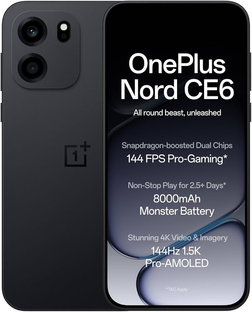 Superman18d's tweet photo. 📱 OnePlus Nord CE6 vs vivo T5 Pro 

📱 OnePlus Nord CE6

💰 Price
🔸 8GB + 128GB → ₹32,999
🔸 8GB + 256GB → ₹36,999

⚙️ Specifications
🔸 Snapdragon 7s Gen 4 (4nm)
🔸 6.78" 1.5K AMOLED Display
🔸 144Hz Refresh Rate
🔸 3600 nits Peak Brightness
🔸 1800 nits HBM Brightness
🔸 8GB LPDDR4X RAM
🔸 128GB/256GB UFS 3.1 Storage
🔸 50MP Main Camera + 2MP Depth Sensor
🔸 4K 30FPS Rear Video Recording
🔸 32MP Selfie Camera
🔸 4K 30FPS Front Video Recording
🔸 Stereo Speakers
🔸 IR Blaster
🔸 USB Type-C 2.0
🔸 Optical In-Display Fingerprint Scanner
🔸 8000mAh Battery
🔸 80W Fast Charging
🔸 27W Reverse Charging
🔸 IP68/IP69K Rating
🔸 OxygenOS 16 (Android 16)
🔸 2 Android Updates + 4 Years Security Updates

━━━━━━━━━━━━━━━

📱 vivo T5 Pro

💰 Prices
🔸 8GB + 128GB → ₹34,499
🔸 8GB + 256GB → ₹36,999
🔸 12GB + 256GB → ₹39,999

⚙️ Specifications
🔸 6.83" AMOLED Display
🔸 144Hz Refresh Rate
🔸 1.5K Resolution
🔸 5000 nits Peak Brightness
🔸 2000 nits HBM Brightness
🔸 Snapdragon 7s Gen 4
🔸 8GB/12GB LPDDR4X RAM
🔸 128GB/256GB UFS 3.1 Storage
🔸 50MP Main Camera
🔸 2MP Depth Camera
🔸 4K 30FPS Rear Video Recording
🔸 32MP Front Camera
🔸 4K 30FPS Front Video Recording
🔸 Stereo Speakers
🔸 USB Type-C 2.0
🔸 In-Display Optical Fingerprint Scanner
🔸 9020mAh Battery
🔸 90W Fast Charging
🔸 IP Rating
🔸 OriginOS (Android 16) Out of the Box
🔸 3 Android Updates + 5 Years Security Updates

🏆 Comparison

🔹 Performance: Tie
🔹 Display: vivo T5 Pro
🔹 Battery: vivo T5 Pro
🔹 Charging: vivo T5 Pro
🔹 Software Experience: OnePlus Nord CE6
🔹 Software Support: vivo T5 Pro
🔹 Protection: OnePlus Nord CE6
🔹 Extra Features: OnePlus Nord CE6 (IR Blaster + 27W Reverse Charging)
🔹 Cameras: Tie

🤔 Which one would you pick?

❤️ OnePlus Nord CE6
🔁 vivo T5 Pro

#OnePlusNordCE6 #vivoT5Pro #OnePlus #vivo #OxygenOS16 #OriginOS