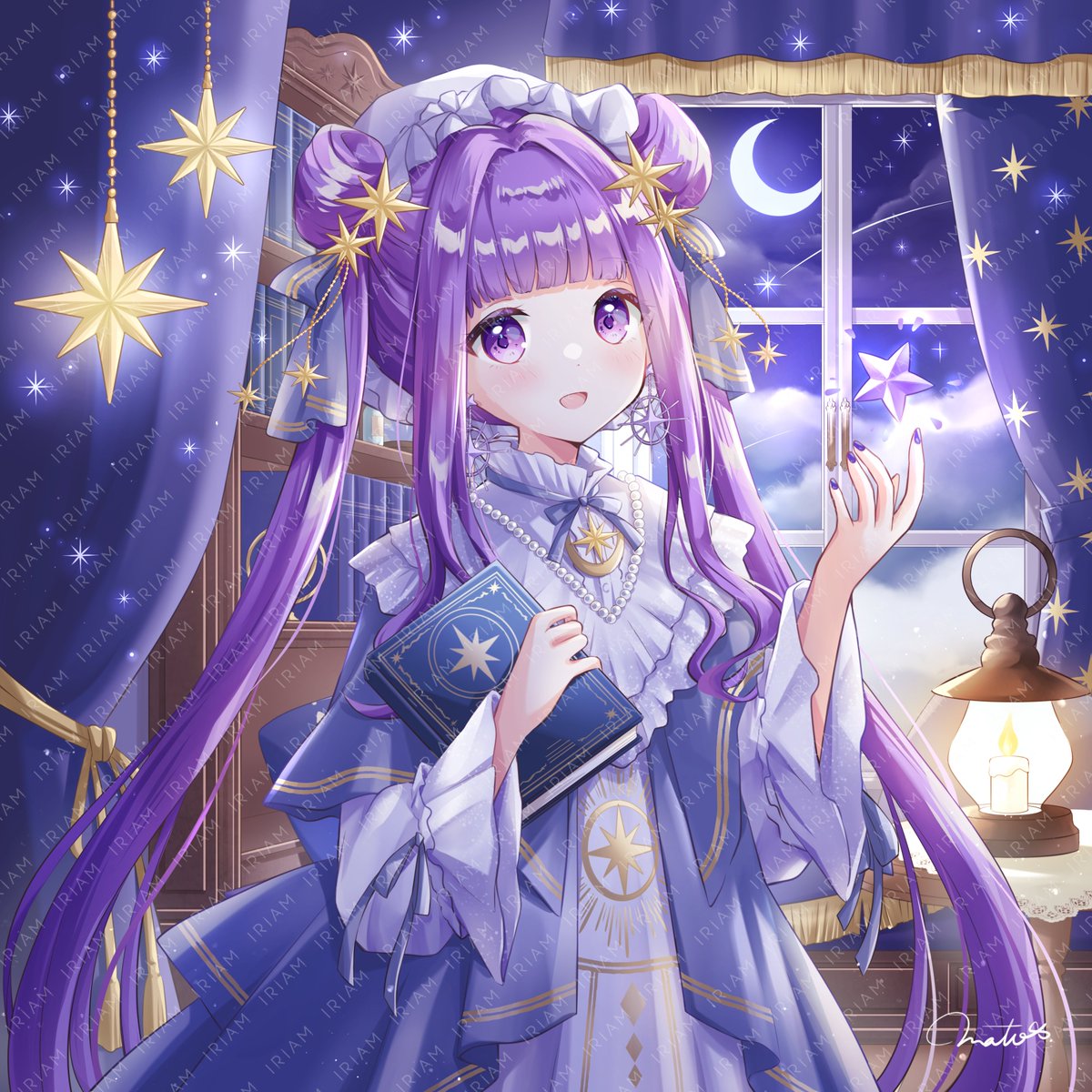 matommmmm's tweet photo. IRIAM様公式イベント『illustration for you -星のしおり-』上位入賞者様のイラストを描かせていただきました！
綿雲さとう様 (@ ssttppss)
夜天メーム様 (@ yz_Meme) https://t.co/VQnjWUS5Wj